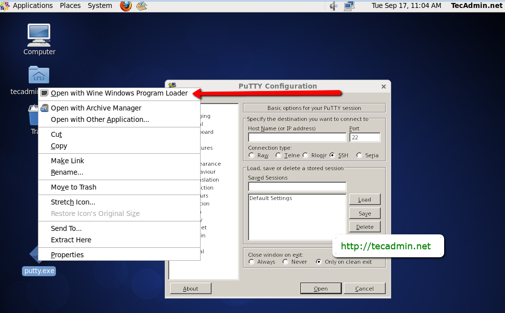 How To Install Putty In Red Hat Linux Downloads