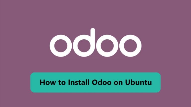 How To Install Odoo On Ubuntu Tecadmin