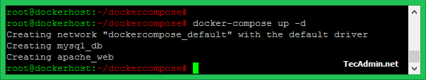 docker-compose-example-tecadmin