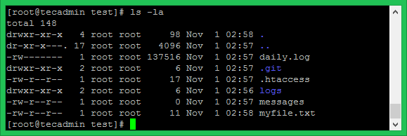 linux-ls-command-tecadmin