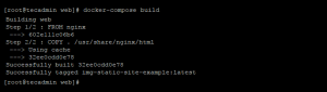 docker composer build image