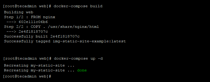 install docker compose