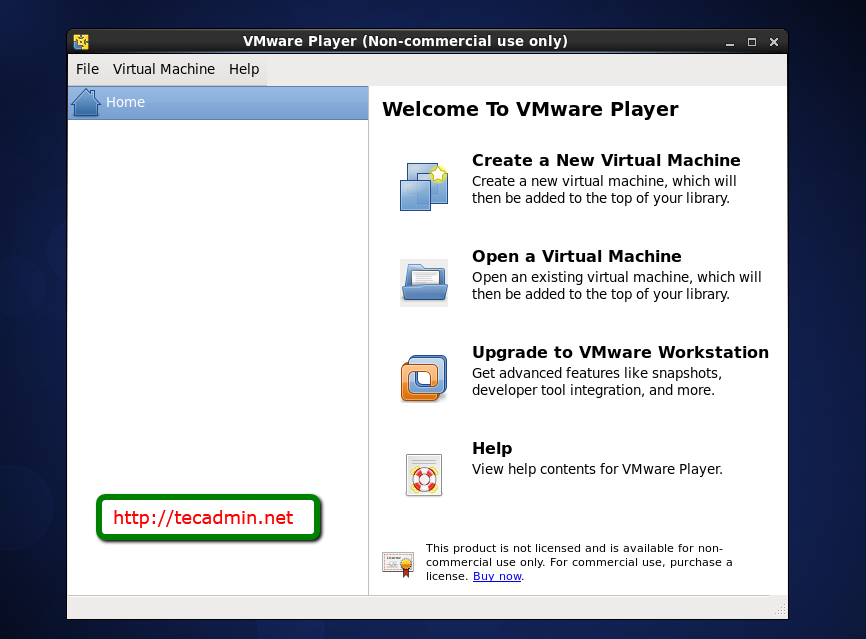 ubuntu install vmware player