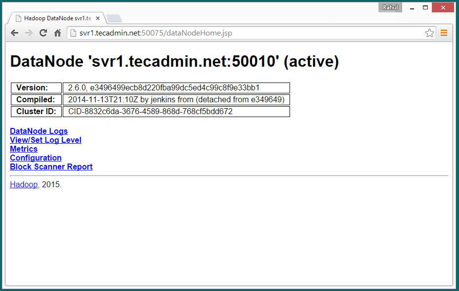 hadoop-2-6-single-node-datanode
