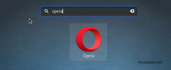 Opera on Linux