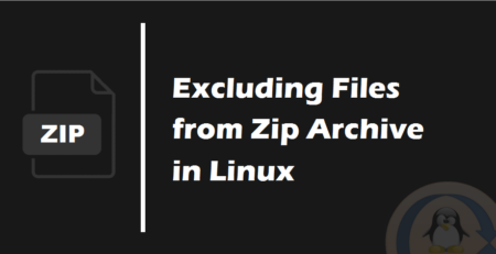 How to Exclude Files from Zip Archive in Linux