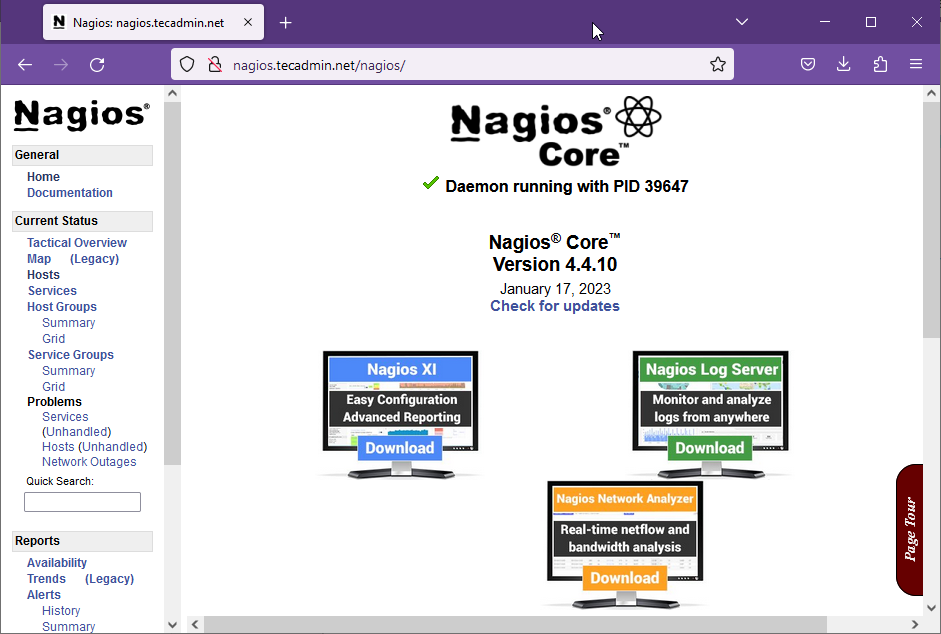 Install Nagios Server on Ubuntu & Debian