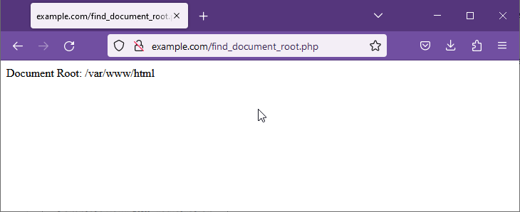 Identifying Your Document Root using PHP Script