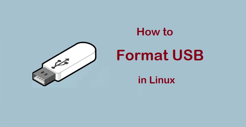 Format USB in Linux Command line