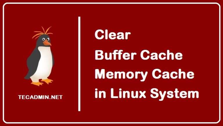 clear-cache-memory-in-linux-archives-tecadmin