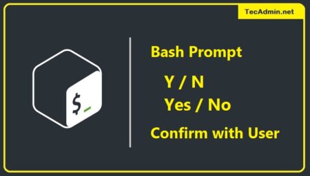 Bash Prompt Yes/No from User