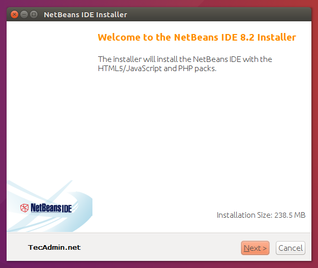 Install NetBeans IDE - Wizard