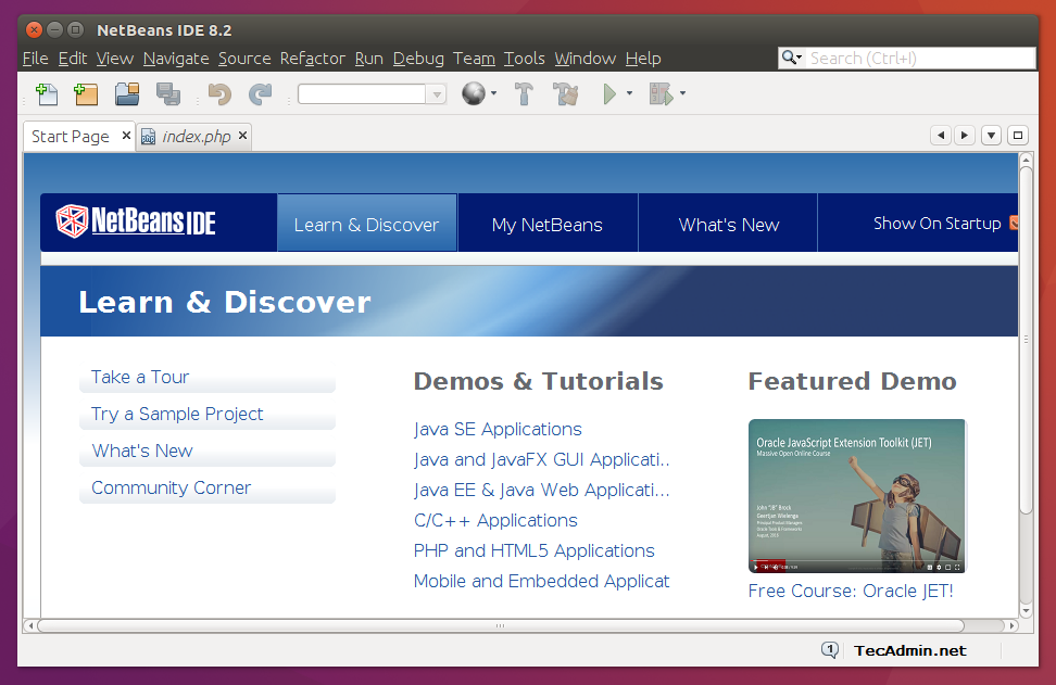 netbeans 8.2 and jdk