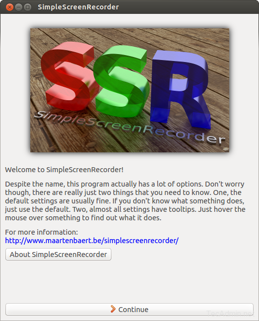 Install Simple Screen Recorder 1