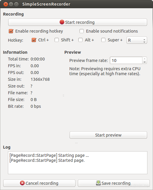 Install Simple Screen Recorder 4