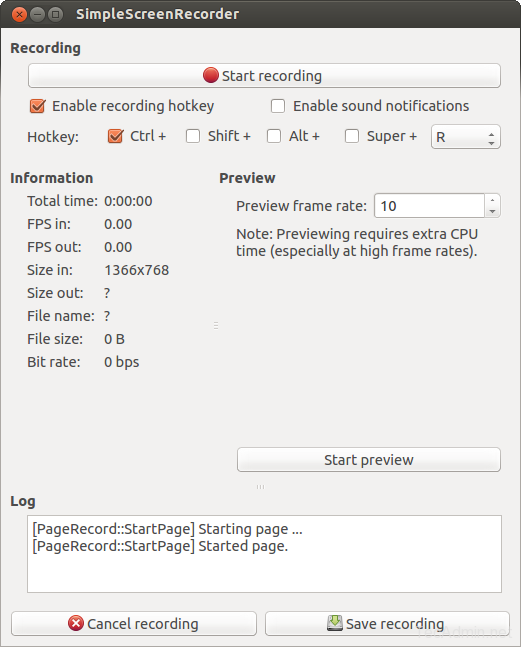 Order recording. SIMPLESCREENRECORDER. SIMPLESCREENRECORDER Linux. Как настроить simple Shift.