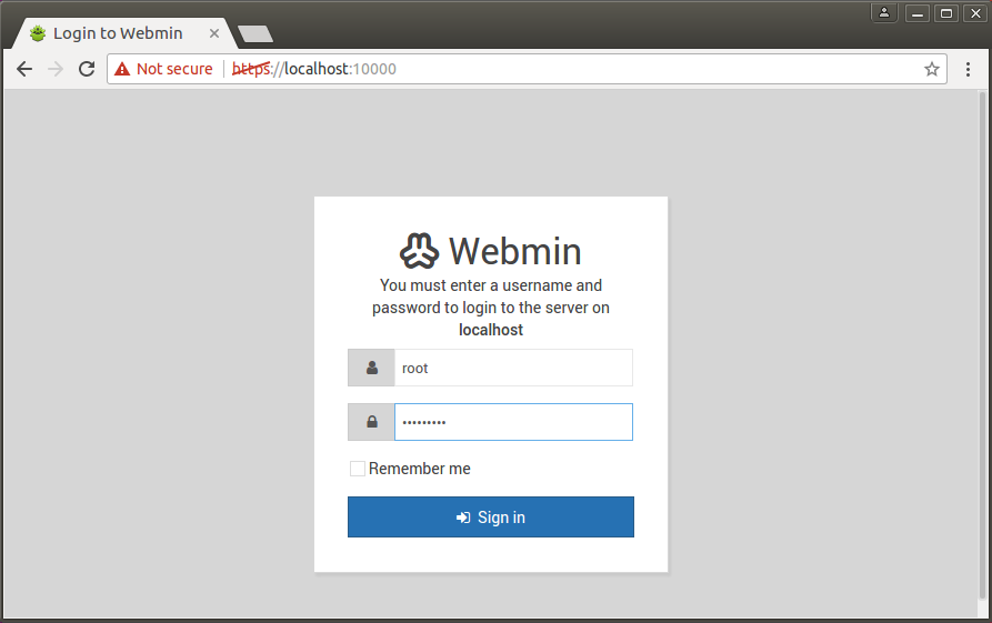 webmin install