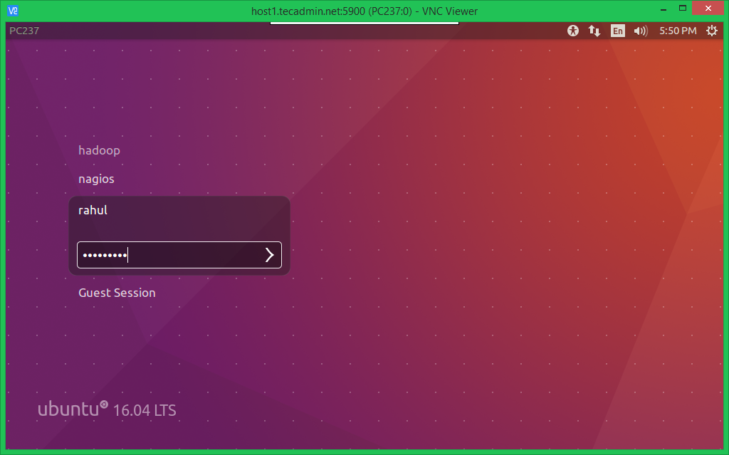 setup x11vnc on ubuntu