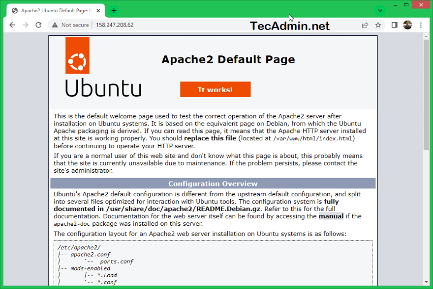 How To Install LAMP Stack on Ubuntu 22 04   TecAdmin - 18