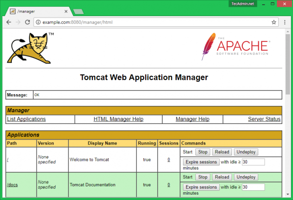 tomcat supported versions