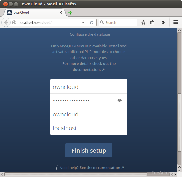 How to Install ownCloud on Debian 10  Buster    TecAdmin - 2