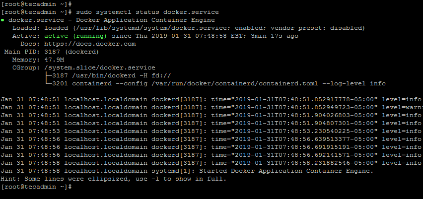 yum install docker centos 7