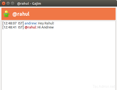 gajim-chat-between-two-users