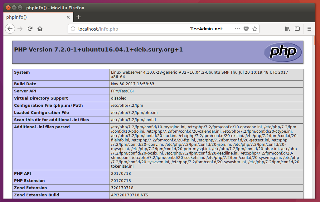 install phpmyadmin ubuntu 16.04 nginx php7