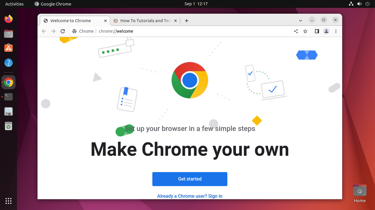 Installing Chrome on Ubuntu
