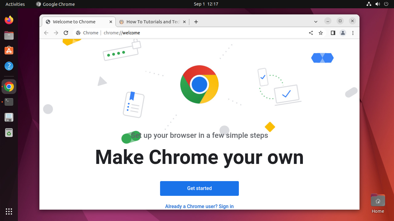 ubuntu install google chrome