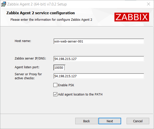 Installing Zabbix Agent on Windows