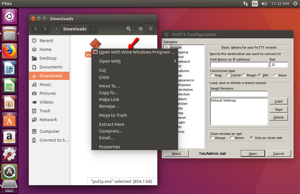 Нет wine в списке приложений ubuntu