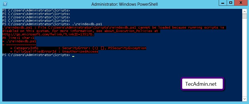 Different ways to bypass Powershell execution policy :.ps1 cannot