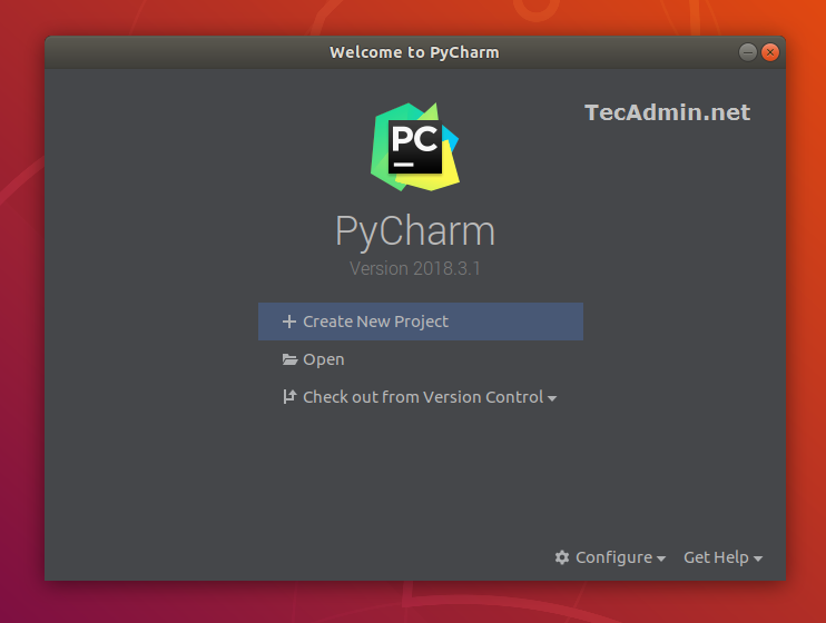 Pycharm создать проект