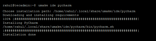 ubuntu install pycharm community