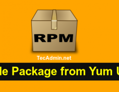 in package exclude how to yum to File Fedora and CentOS/RHEL .rpm Install on How