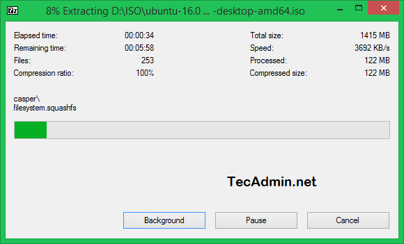 How to Create Ubuntu Bootable USB in Windows 10 8   TecAdmin - 82