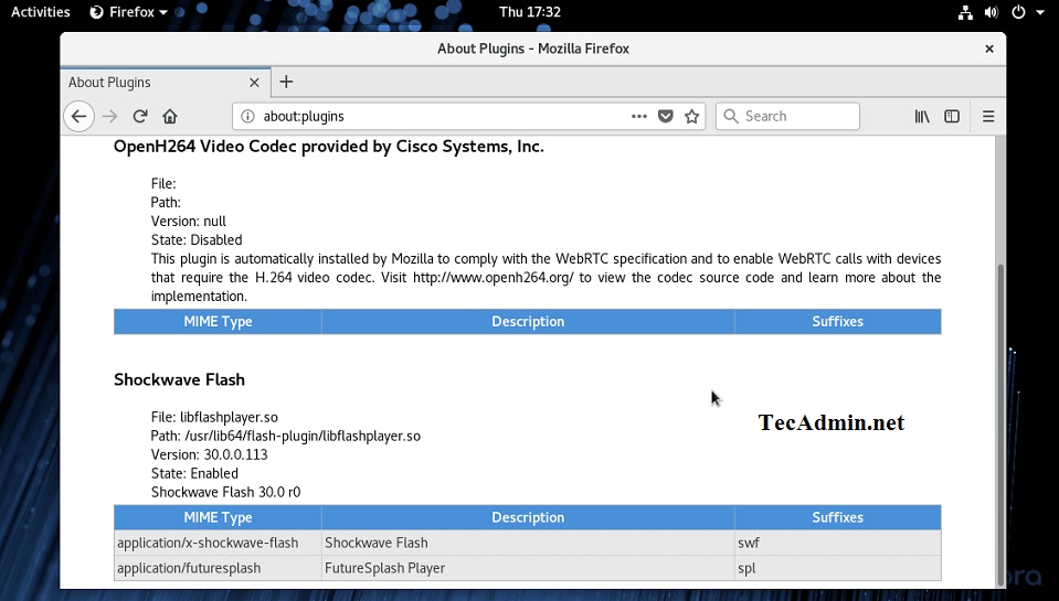 How To Install Adobe Flash Player 32 On CentOS 7 6  Fedora 32 31 - 23