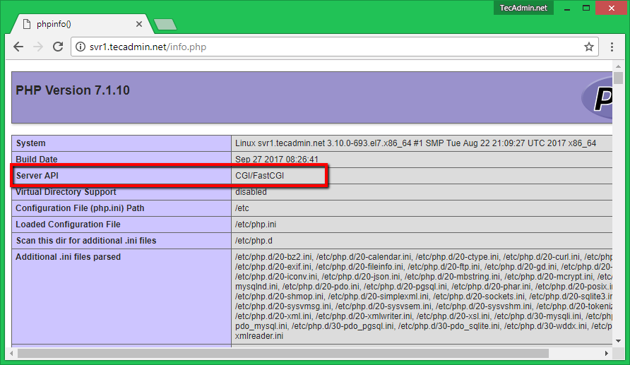 How To Setup Apache with PHP FastCGI on CentOS RHEL 7 6 - 67