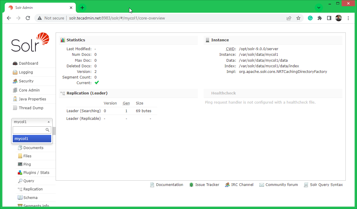 How To Install Apache Solr 9 0 on Fedora 36 35   TecAdmin - 75