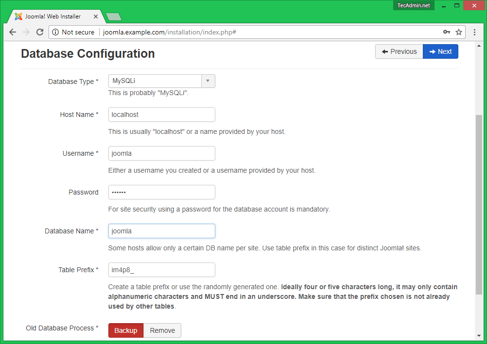 How To Install Joomla 3 9 Cms On Ubuntu Debian Linuxmint Tecadmin