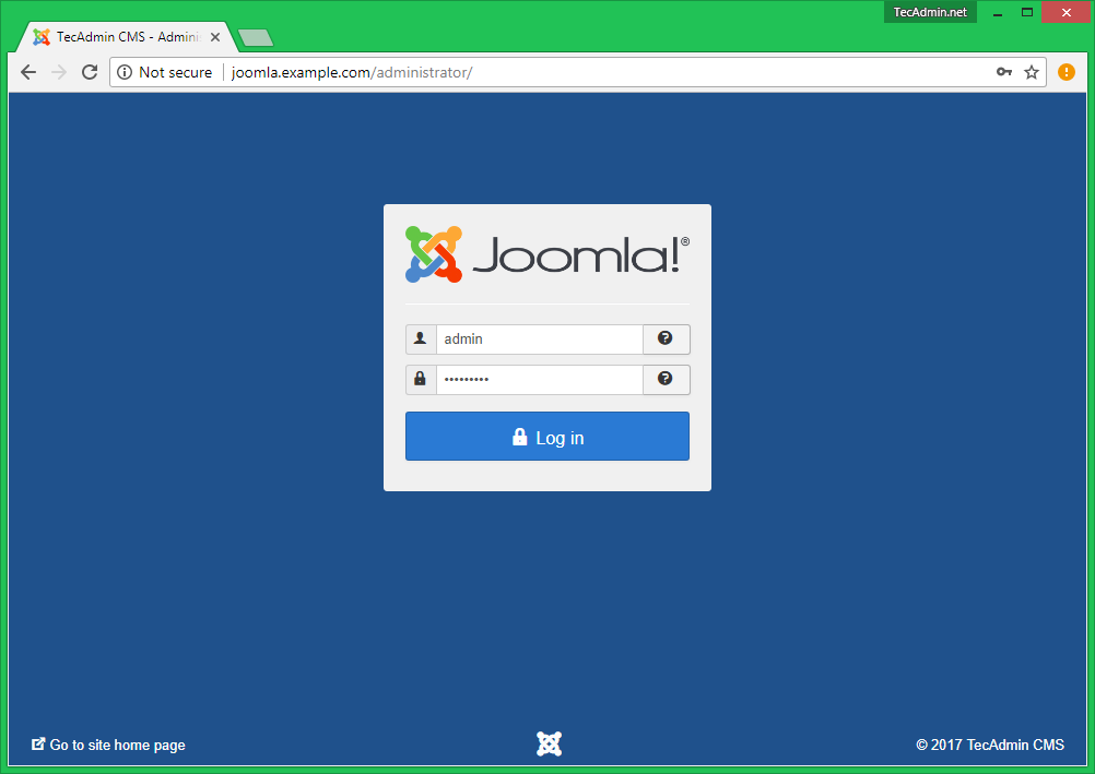 How to Install Joomla 3 9 CMS on Ubuntu  Debian  LinuxMint   TecAdmin - 83