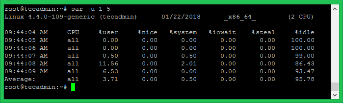 Sysstat   Monitor Linux System Performance   TecAdmin - 89