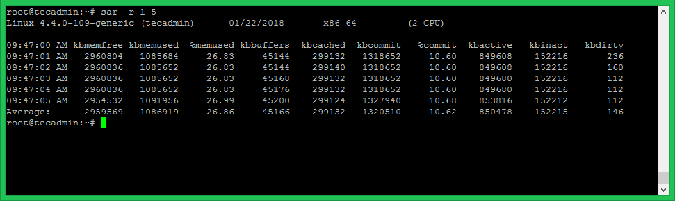 Sysstat   Monitor Linux System Performance   TecAdmin - 91