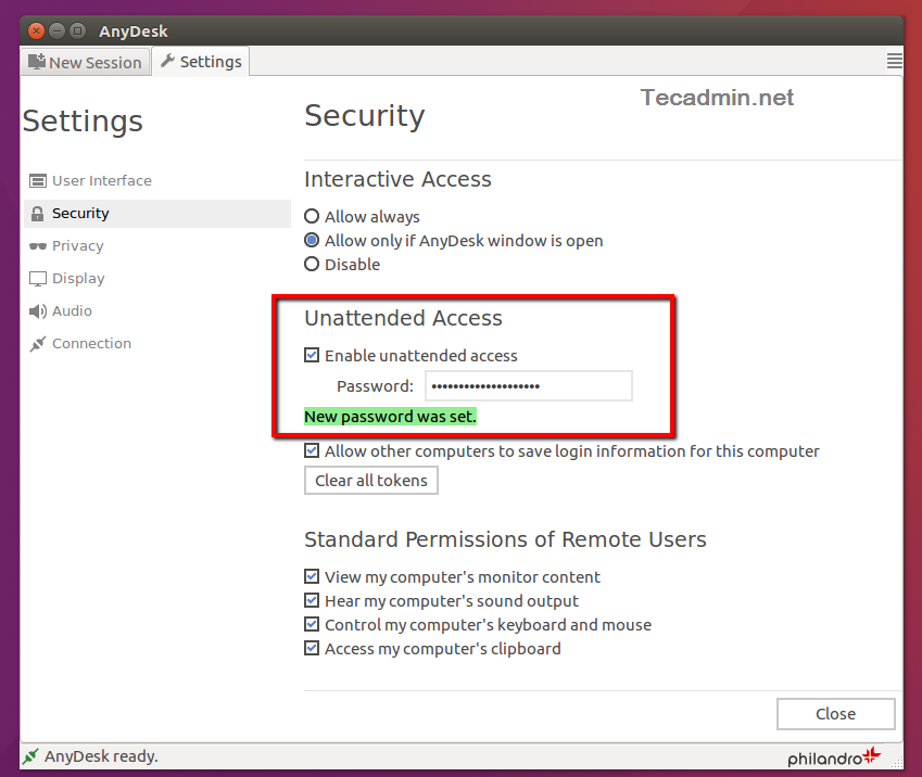How to Install AnyDesk on Ubuntu 18 04   16 04   TecAdmin - 33