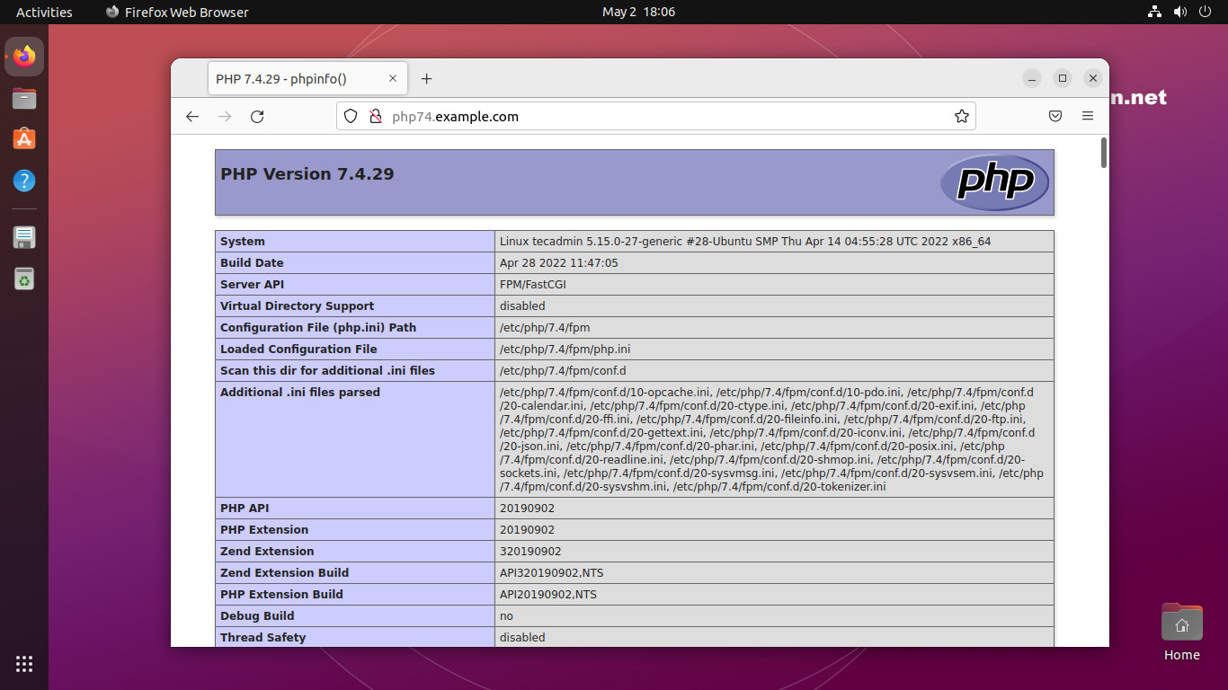 Configure Multiple PHP Version with Apache on Ubuntu
