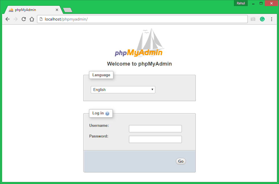 install phpmyadmin