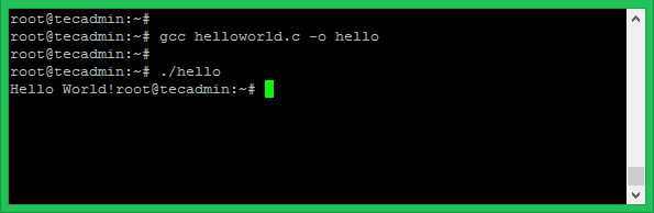How to Compile and Run C C   Programs in Linux   TecAdmin - 38