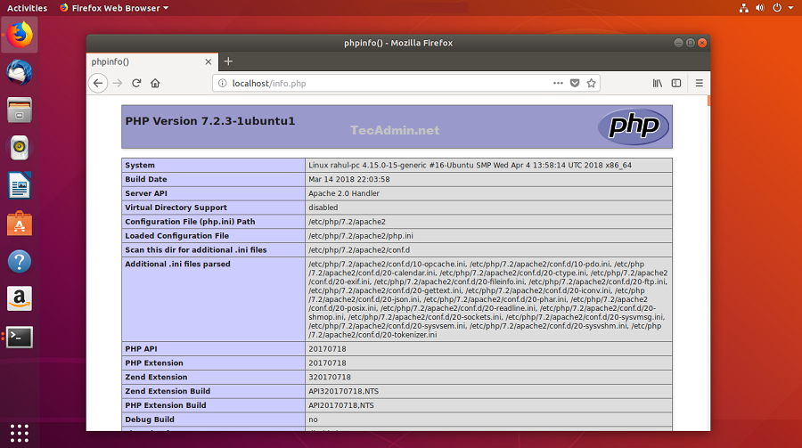 How To Install LAMP Stack on Ubuntu 18 04   TecAdmin - 52