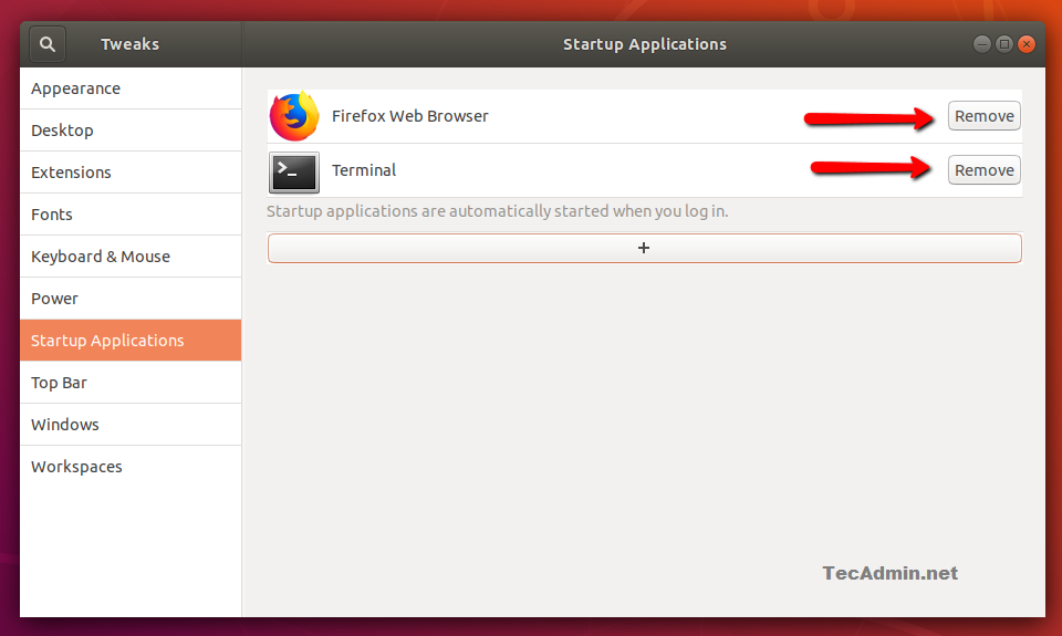 How To Add or Remove Startup Application in Ubuntu - 56